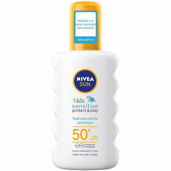 Spray crème solaire enfants spf50+ Nivea sun 200ml