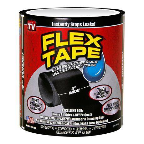 Flex Tape Black Strong Rubberized Waterproof Tape (1 unit)