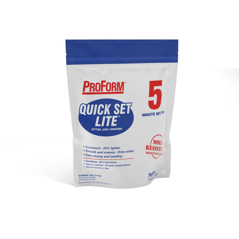 ProForm Quick Set Lite 3-lb 5-Minutes Set Time Lightweight Drywall Joint Compound | 50002730