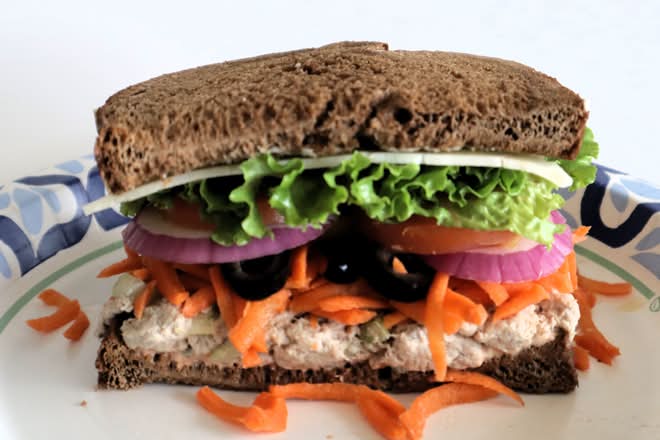 Half Tuna Sandwich