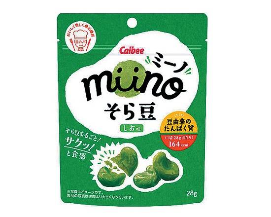 【菓子】カルビー miinoそら豆しお味 28g