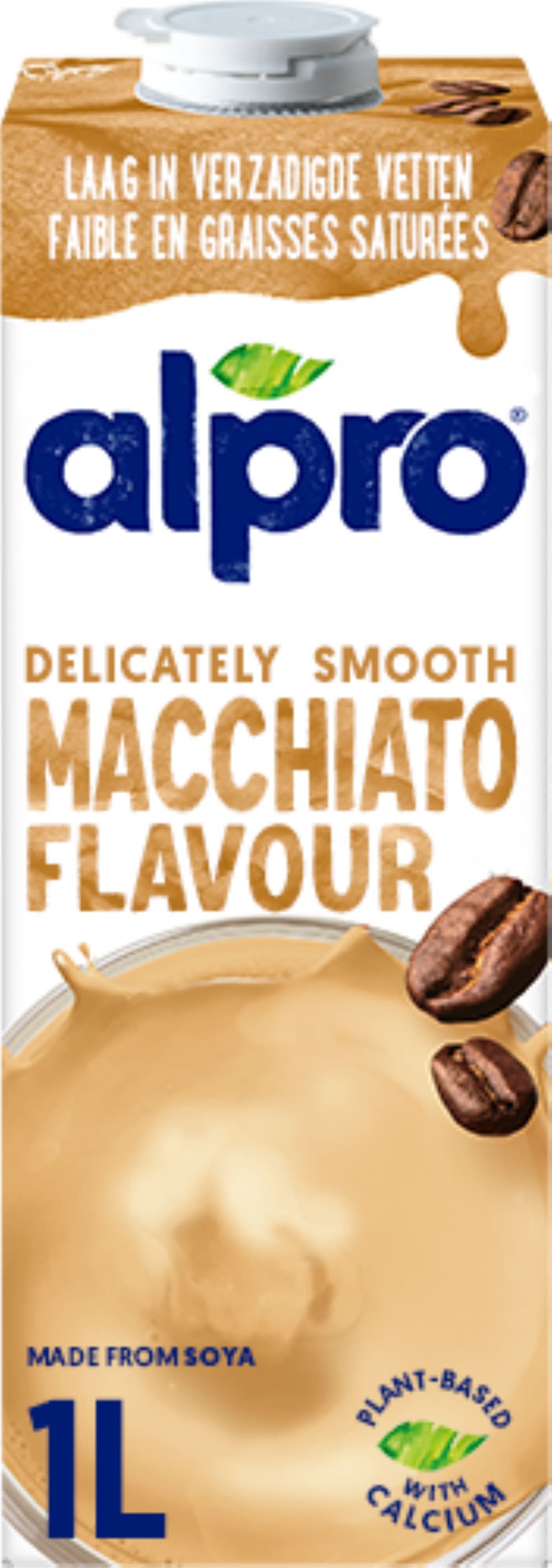 Alpro - Boisson végétale soja, macchiato (1L)