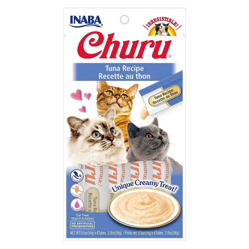 Inaba Churu Creamy Puree Cat Treat (4 ct) (tuna)