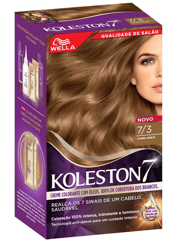 Koleston - Coloração Permanente Louro Avelã 7.3