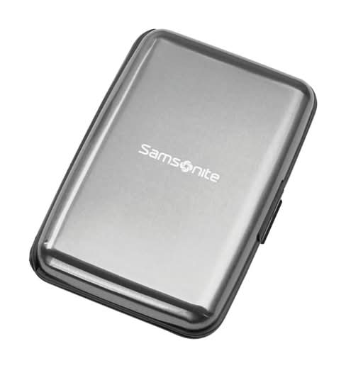 Samsonite® Aluminum RFID Wallet, Gun Metal