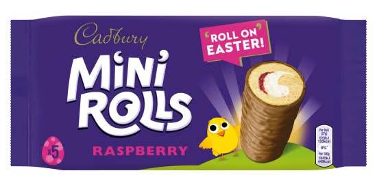 Cadbury Raspberry Mini Rolls Cakes