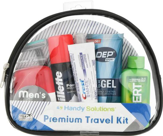 Handy Solutions Men's Premium Travel Kit (1 kit)
