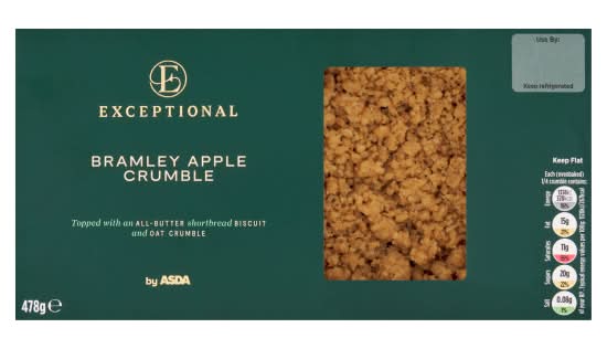 ASDA Exceptional Bramley Apple Crumble (478g)