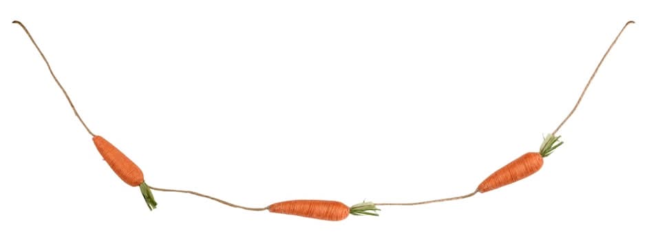 Easter Carrots Jute Garland, 6 ft.