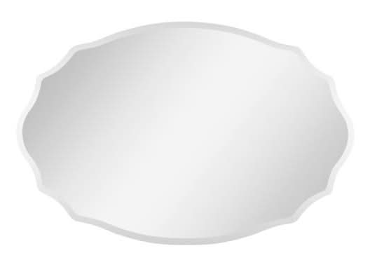 16" X 24" Oval Frameless Decorative Mirror By Ashland