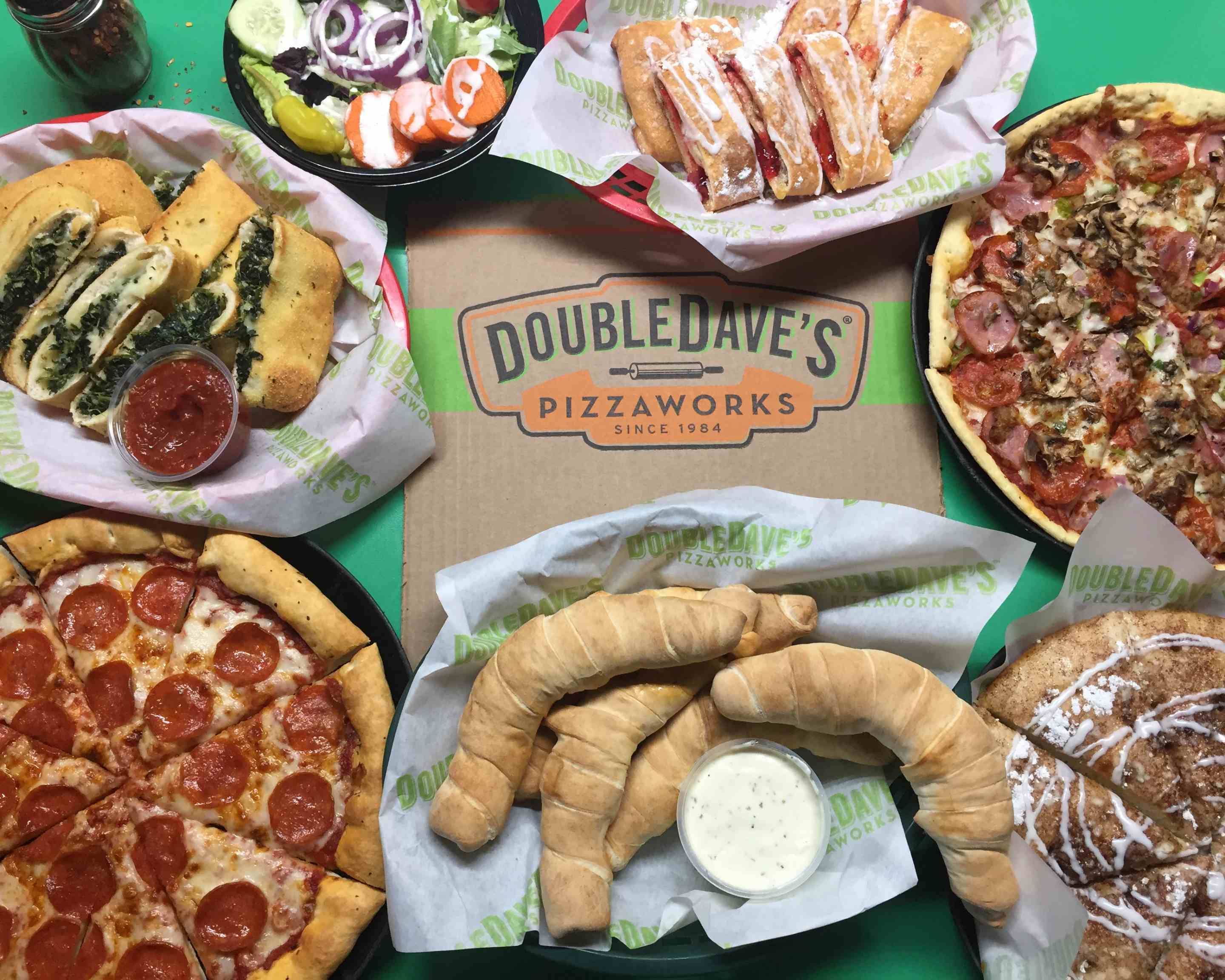 Double on sale dave's pizza