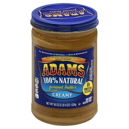 Adams Gluten Free Creamy Peanut Butter