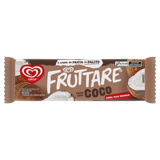 Kibon · Picolé de coco fruttare (60 g)