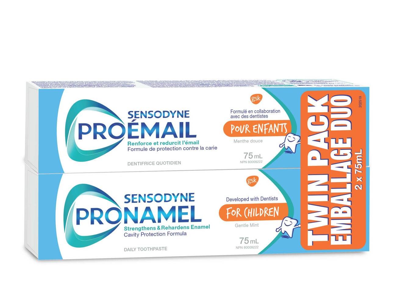 Sensodyne Pronamel Toothpaste For Children (2 x 75 ml)