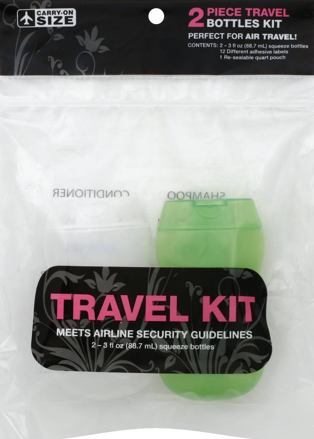 CVS Pharmacy Travel Kit Squeeze Bottles