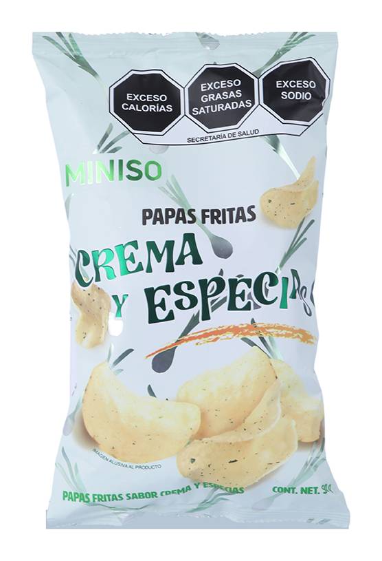 Miniso · Papas fritas, crema-especias (50 g)