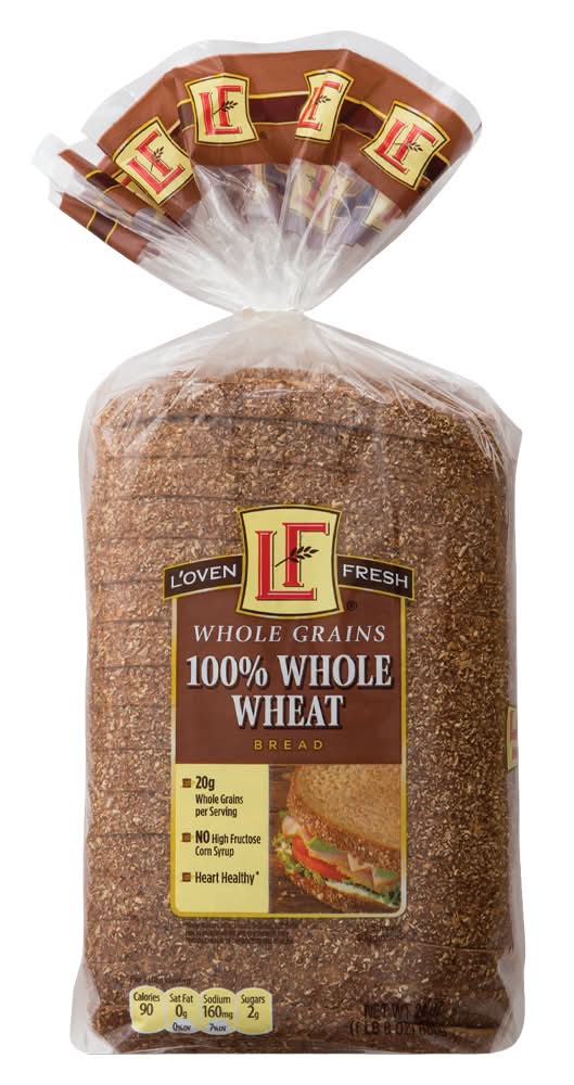 L'oven Fresh 100% Whole Wheat Bread Wide Pan