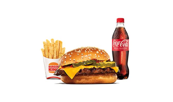 King Ahorro Menú Cheeseburger