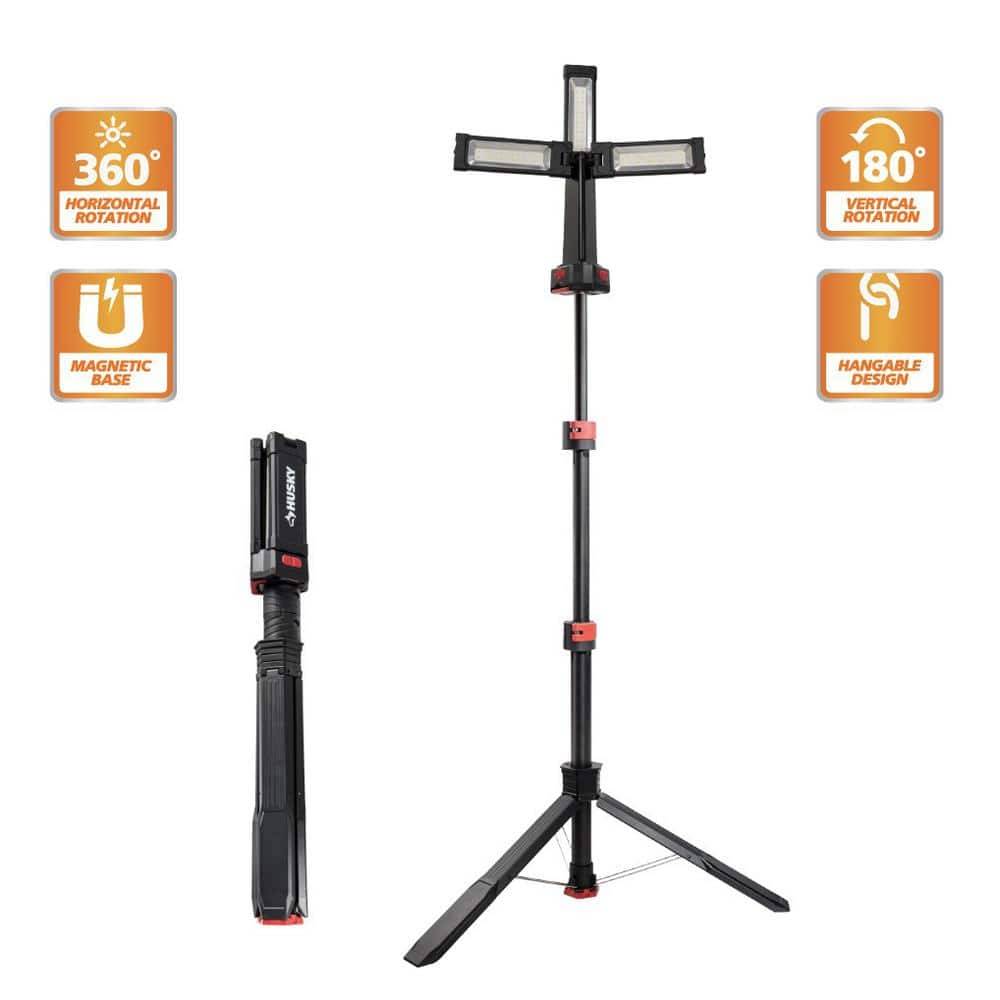 Husky 2200-Lumen Tripod