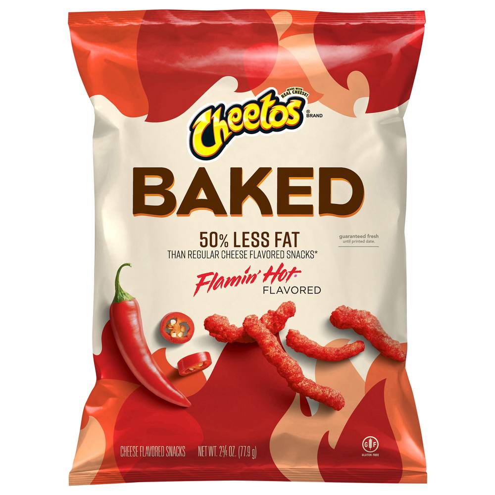 Cheetos Baked Snacks, Flamin' Hot-Cheese (2.8 oz)