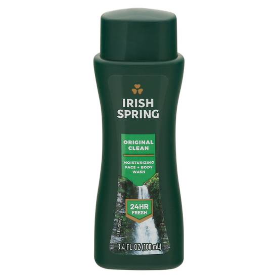 Irish Spring Original Clean Moisturizing Face + Body Wash