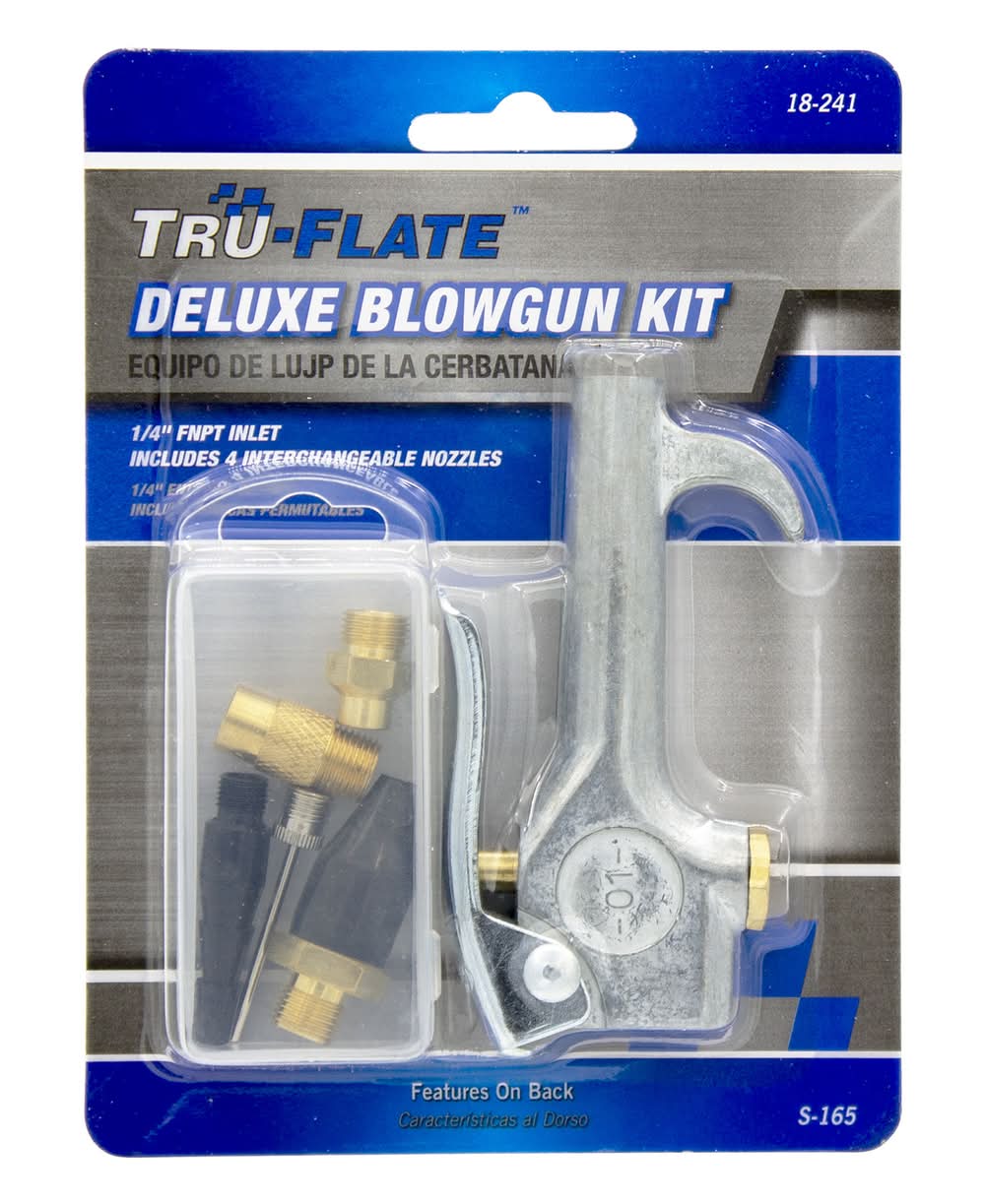 Tru-Flate Steel Air Blow Gun Safety Lever 1/4 In. Npt