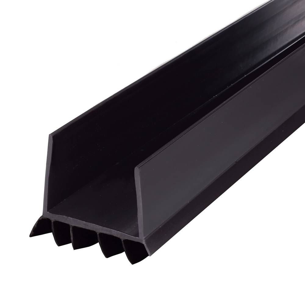 M-D 3-ft x 1-3/4-in Black Matte Vinyl Door Weatherstrip | 43339