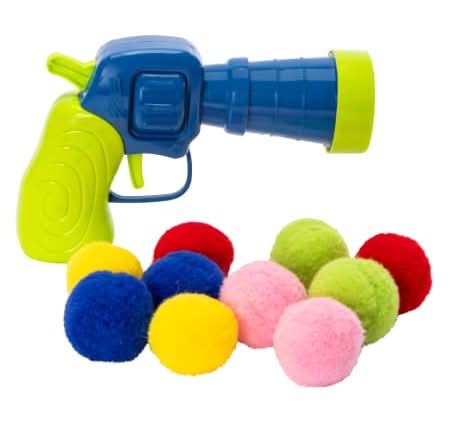Pawsome Pom Pom Launcher Cat Toy