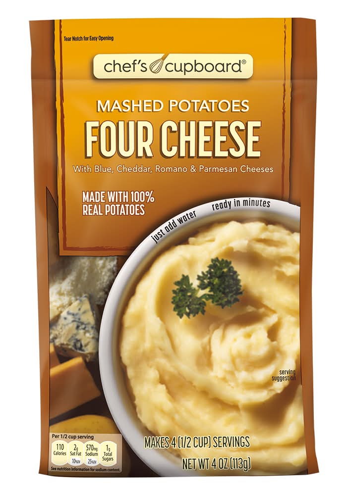 Chef's Cupboard Homestyle Four Cheese Mashed Potatoes Images (4 oz)