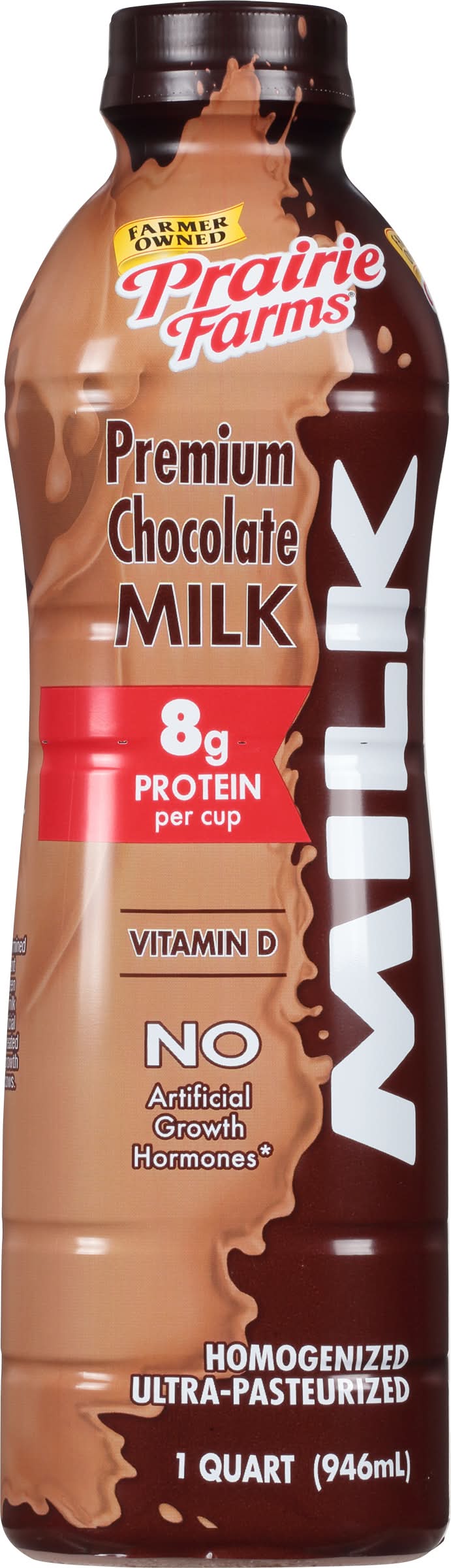 Prairie Farms Premium Milk, Chocolate (1 qt)
