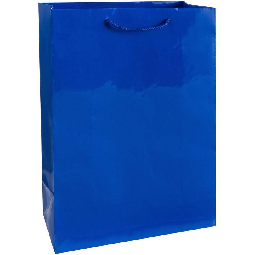 Party City Extra Large Royal Blue Gift Bag (royal blue)