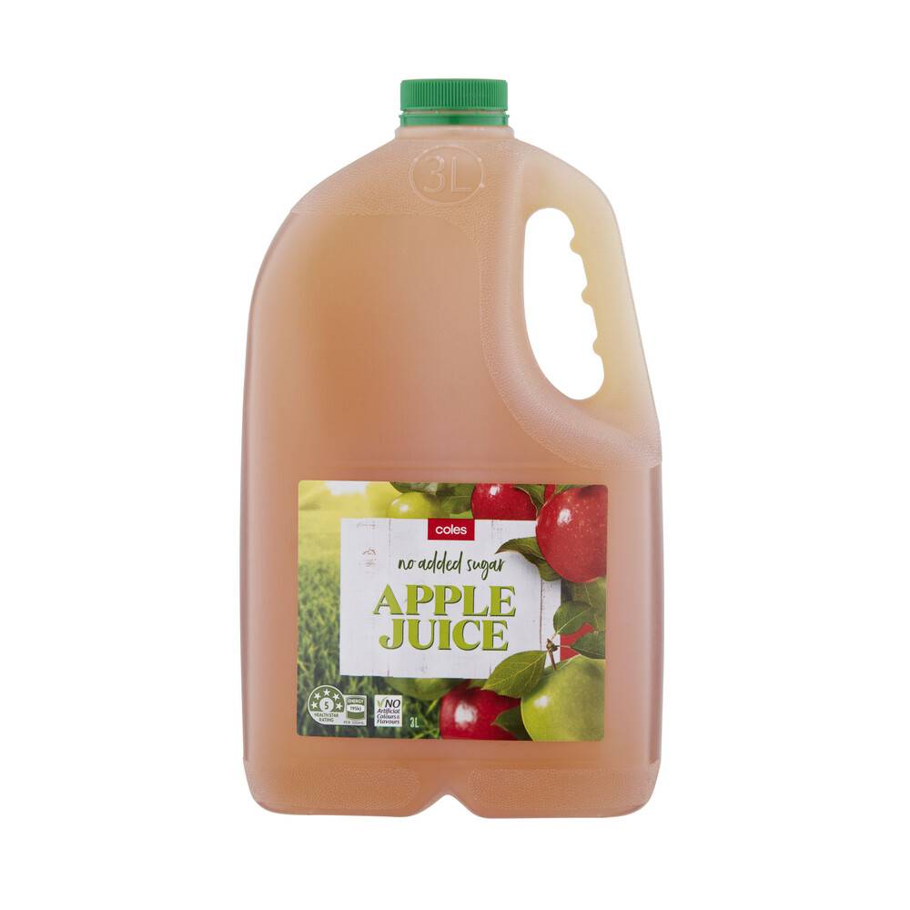 Coles Apple Juice 3L