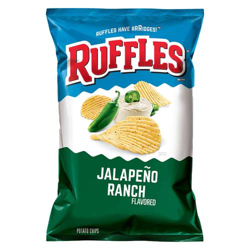 Ruffles Jalapeno Ranch Potato Chips 8oz