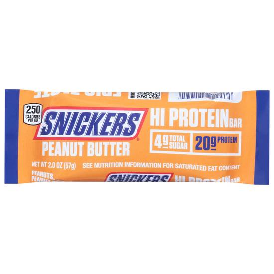 Snickers Peanut Butter Hi Protein Bar