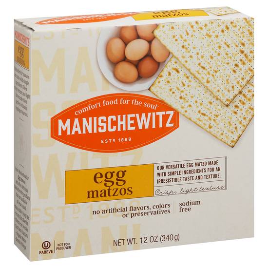 Manischewitz Egg Matzo (12 oz)