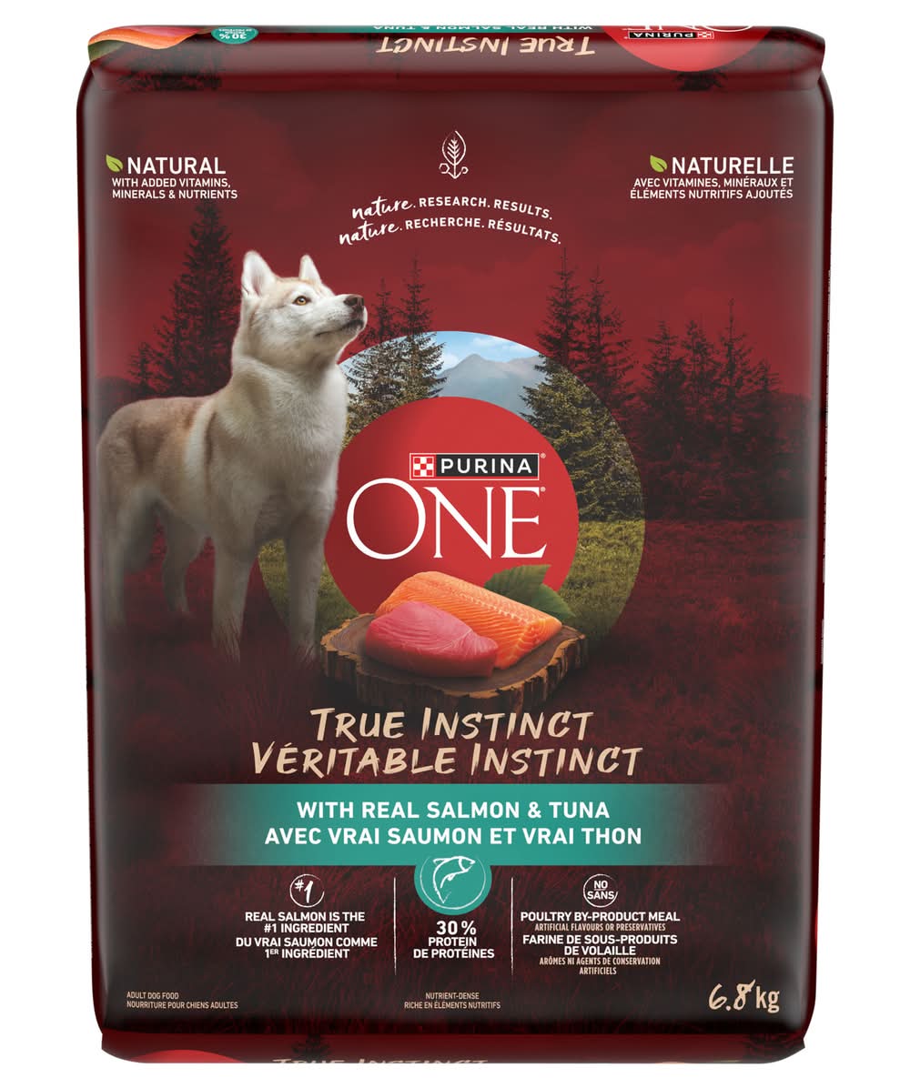 Purina One Salmon & Tuna Dry Dog Food, Adult (6.8 kg)