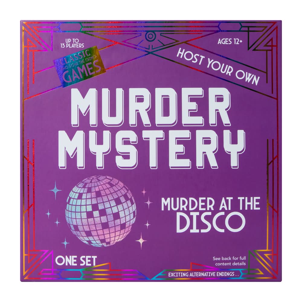 Murder Mystery Game Set Murder