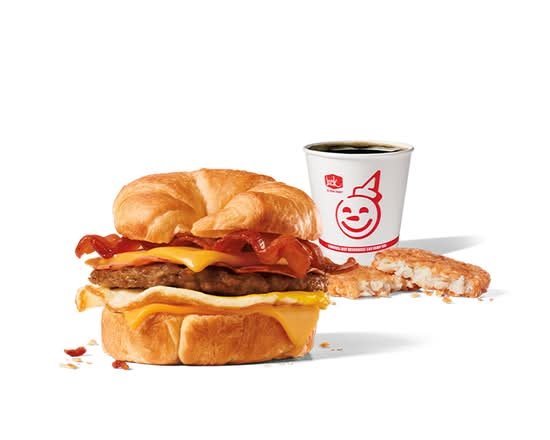 Meat Lovers Croissant Combo