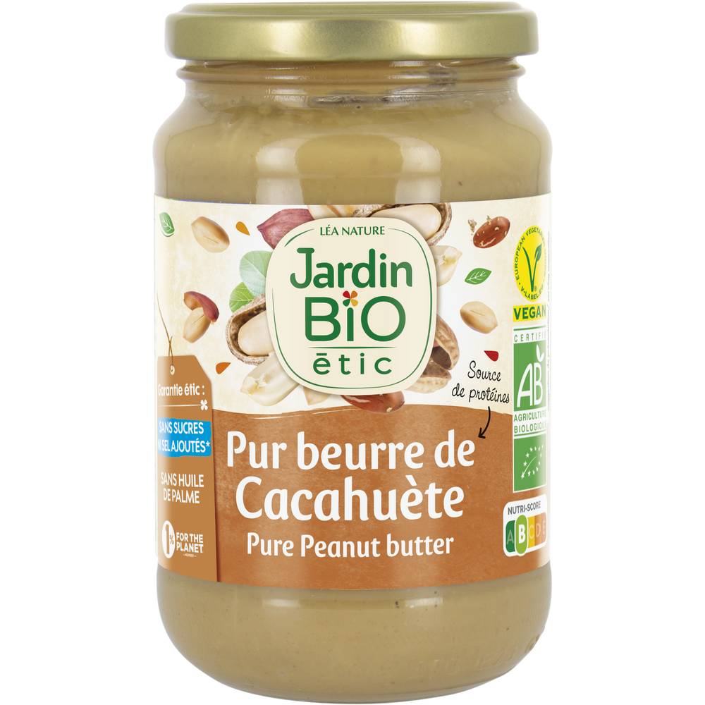 Jardin BiO étic - Pâte à tartiner beurre de cacahuètes (350g)