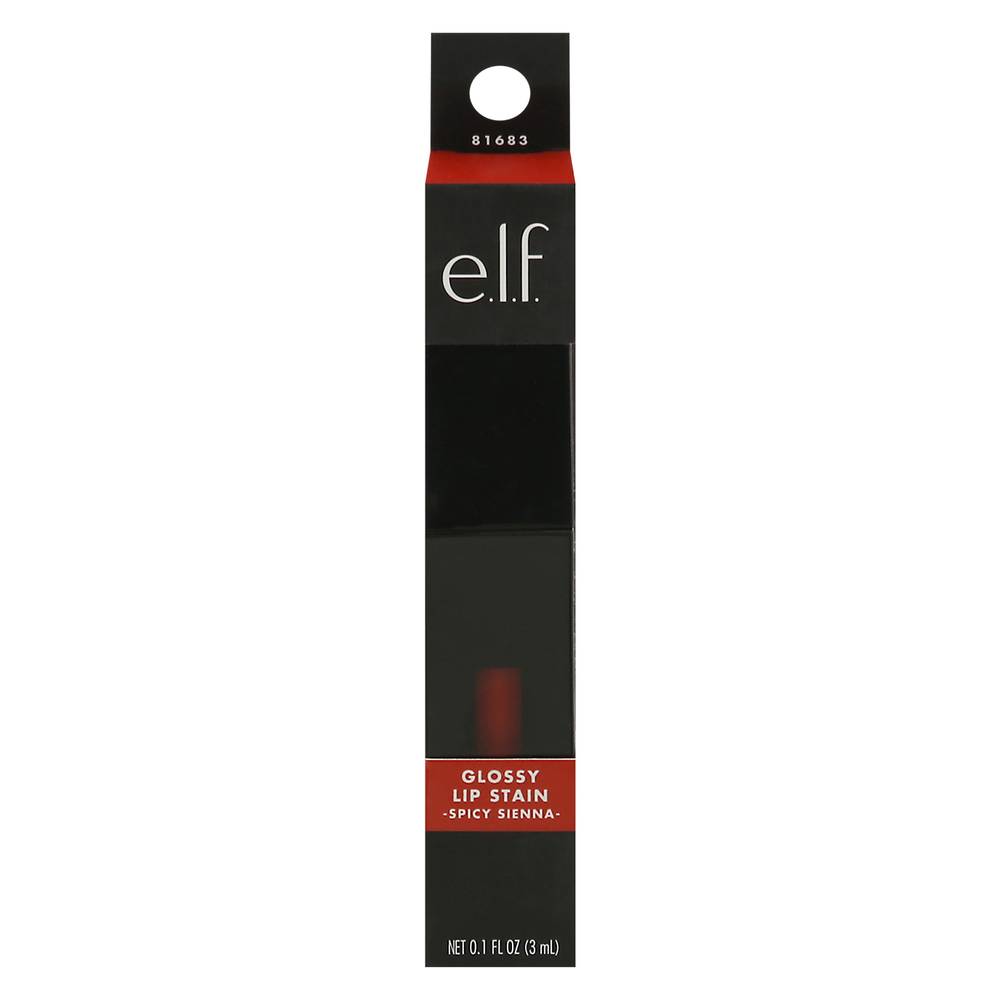 e.l.f. Glossy Lip Stain, Spicy Sienna (0.1 fl oz)