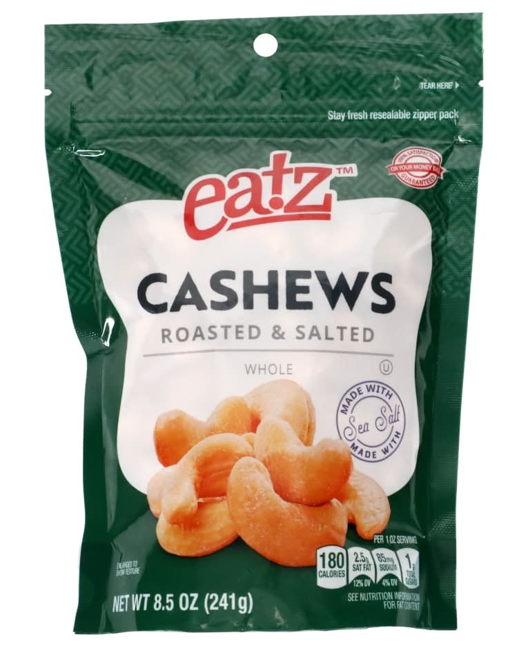Eatz Deluxe Whole Roasted & Salted Cashews (8.5 oz)