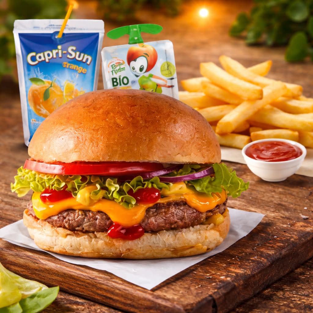 Menu Kids Burger ❤️