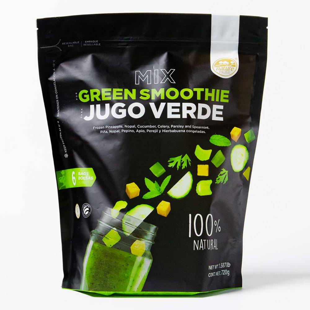 Nature Prime · Jugo verde listo para preparar (6 un)