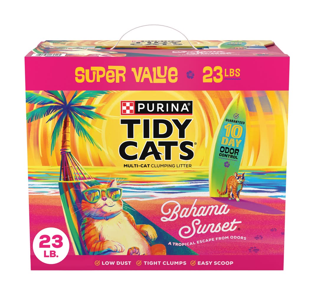 Purina Tidy Cats Purina Clumping Bahama Sunset Cat Litter (23 lbs)