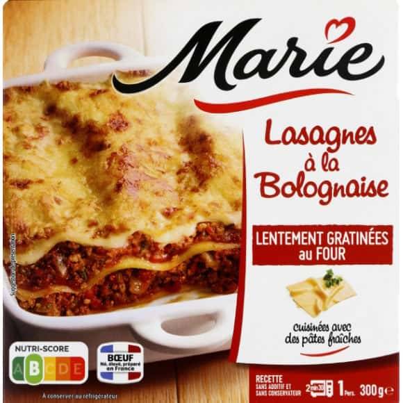 Marie - Lasagnes à la bolognaise (300g)