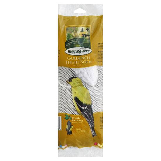 Morning Song Goldfinch Thistle Sock Wild Bird Food (13 oz)