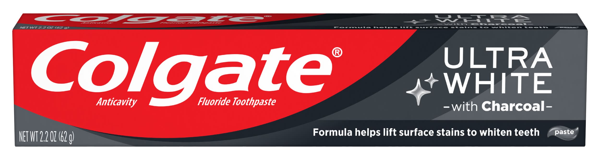Colgate Ultra White With Charcoal Toothpaste (2.2 oz)