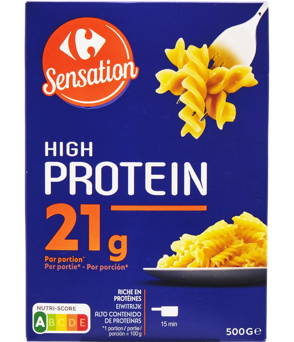 Carrefour Sensation - Pâtes riches en protéines (500g)