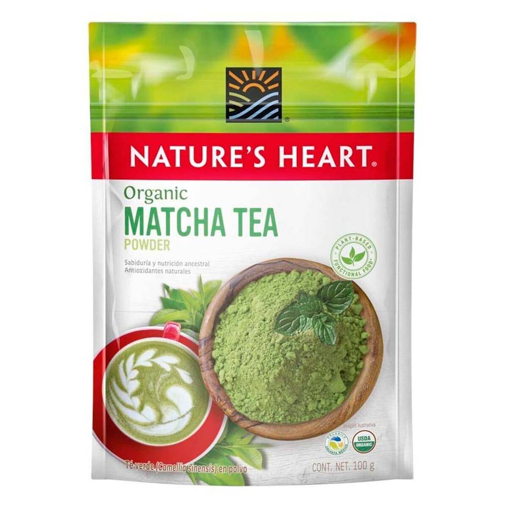 Nature's heart superfoods matcha tea orgánico en polvo (100 g)