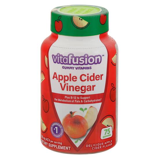 Vitafusion Apple Cider Vinegar Gummy Vitamins Gummies (75ct)